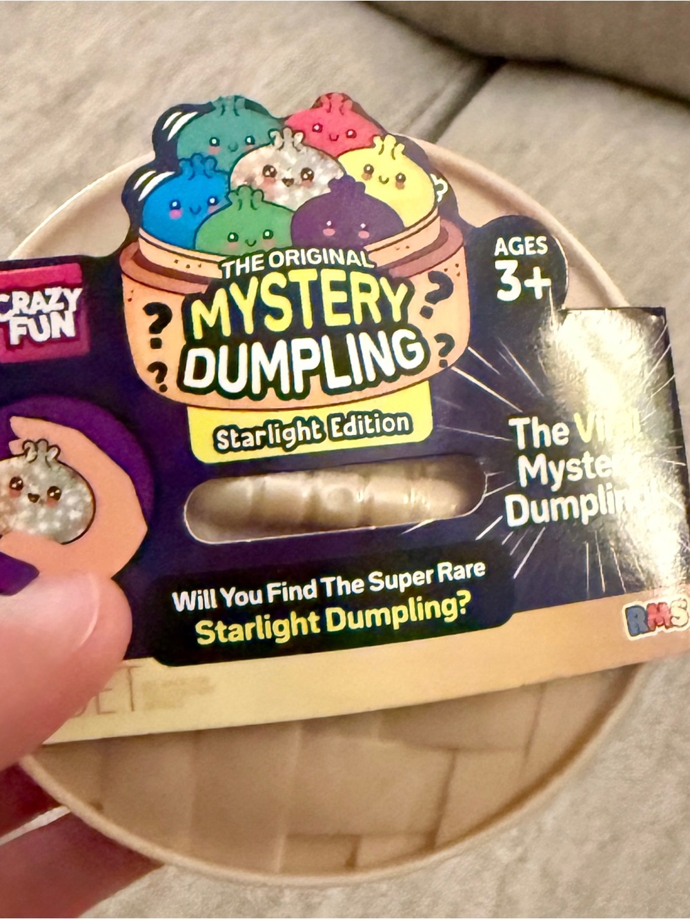 NIB RARE SEALED RMS Crazy Fun Mystery Dumpling - Starlight Edition - Authentic! - Picture 2 of 5